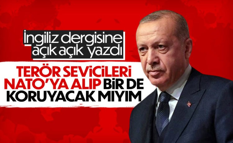 Cumhurbaşkanı The Economist Dergisine Açıkladı!