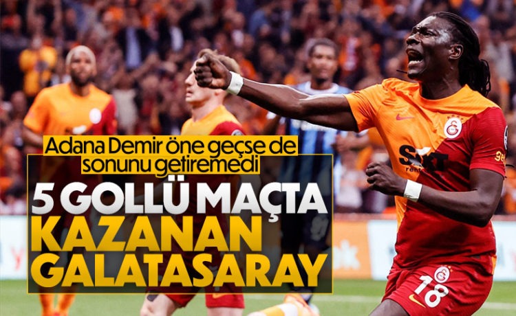 Galatasaray, Adana Demirspor’u 3 Golle Mağlup Etti