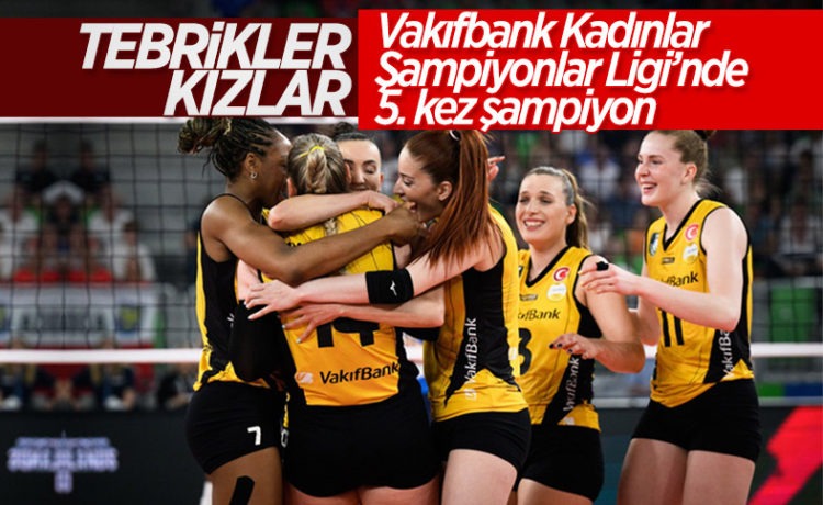Vakıfbank Avrupa Şampiyonu