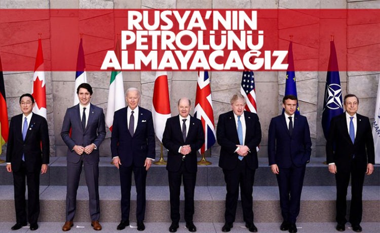 G7 Ülkelerinden Rusya’ya Yönelik Petrol Kararı