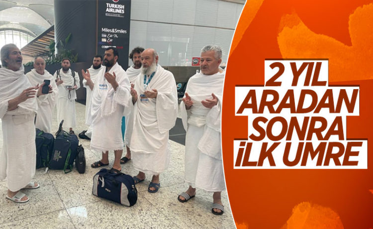 2 Yıl Aradan Sonra İlk Kafile Umreye Gitti