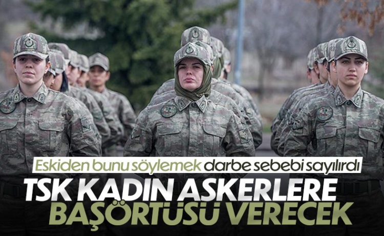 TSK, İsteyen Kadın Personele Yazlık ve Kışlık Başörtü Dağıtacak