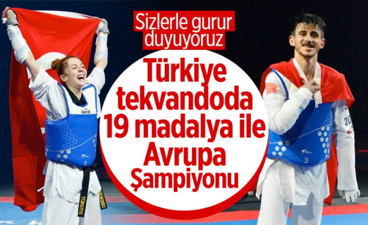 Türkiye, 19 Madalya ile Birinci