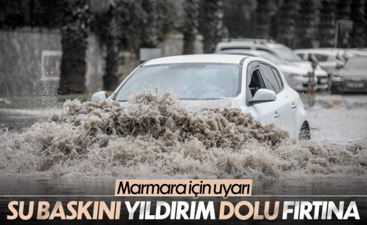 Marmara İçin Kuvvetli Yağış Uyarısı