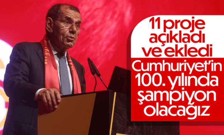 Dursun Özbek Projelerini Açıkladı