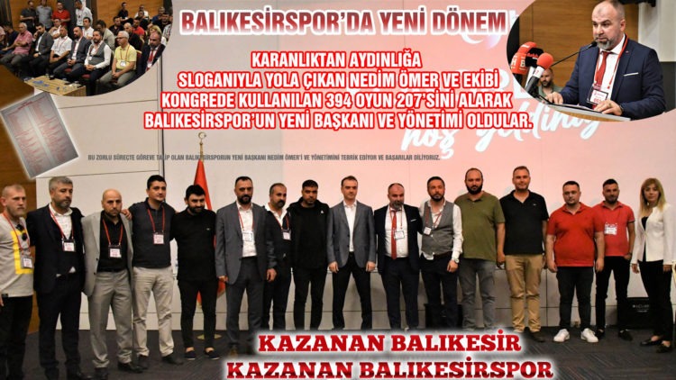 BALIKESİRSPOR’DA YENİ DÖNEM