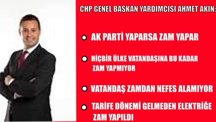 AK PARTİ YAPARSA ZAM YAPAR