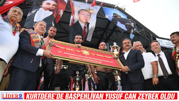 KURTDERE’DE BAŞPEHLİVAN YUSUF CAN ZEYBEK OLDU