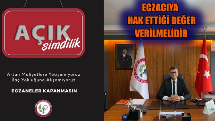 ECZACIYA HAK ETTİĞİ DEĞER VERİLMELİDİR