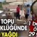 Tenis topu büyüklüğünde dolu yağdı