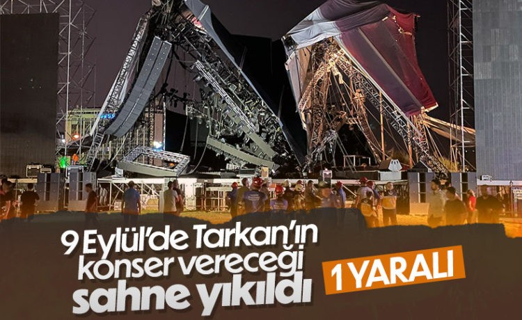 Konser Vereceği Sahne Çöktü