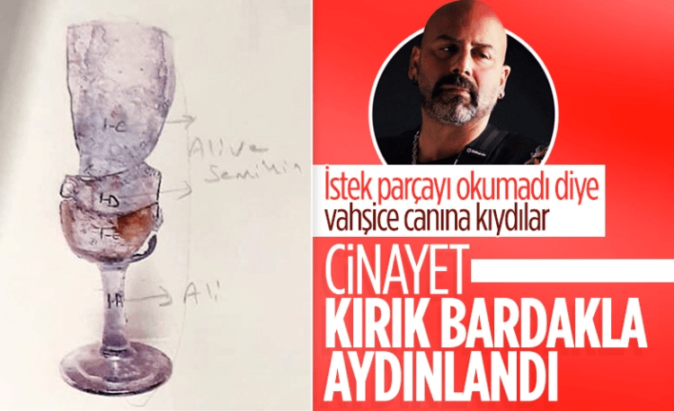 CİNAYET BARDAKLA AYDINLATILDI
