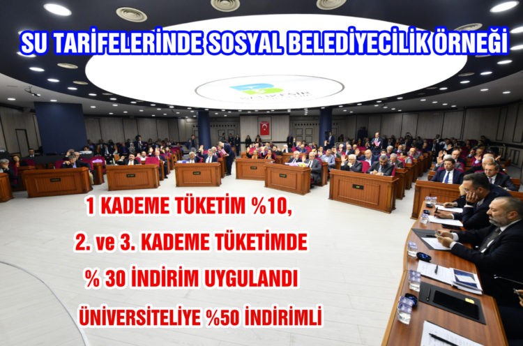 SU TARİFELERİNDE SOSYAL BELEDİYECİLİK ÖRNEĞİ