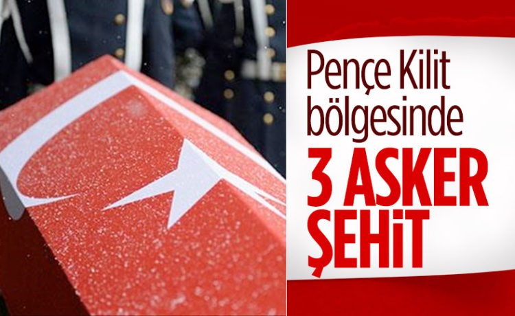 3 Askerimiz Şehit Oldu
