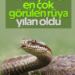 Rüyada En Çok “Yılan” Görülüyor