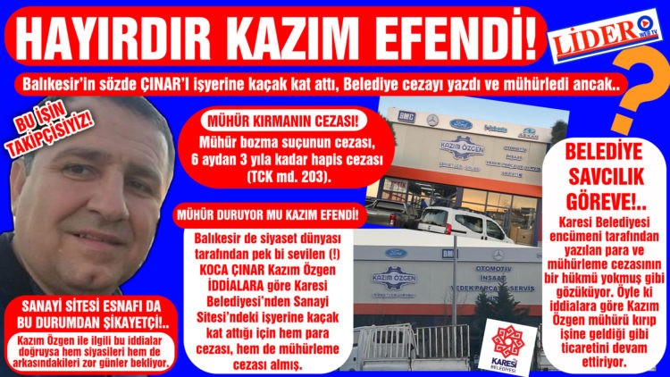 HAYIRDIR KAZIM EFENDİ!