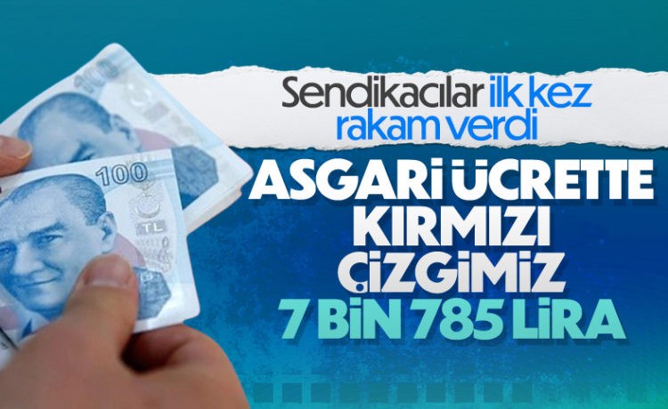 Kırmızı Çizgimiz 7 Bin 785 Lira