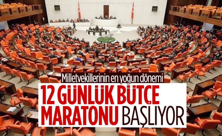 Bütçe Maratonu Bugün Başlıyor