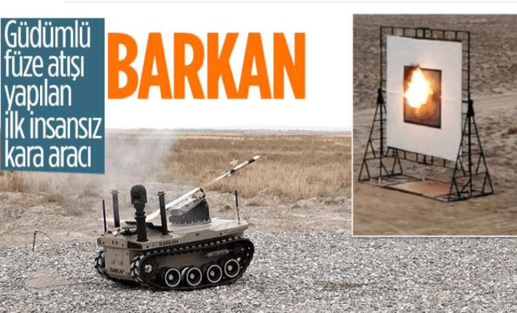 Türkiye’nin ‘robot askeri’ füze attı