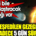 Yeni keşfedilen gezegende 1 yıl sadece 5 gün sürüyor