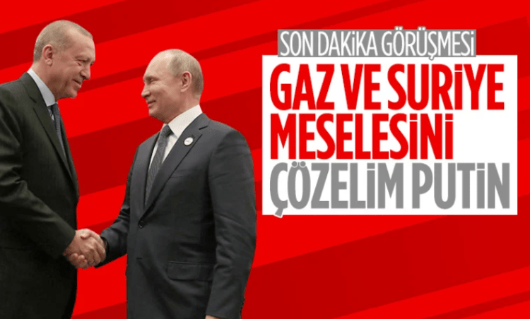 Cumhurbaşkanı Erdoğan, Putin ile görüştü