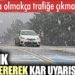 Kar kuvvetli geliyor. Saat belli oldu