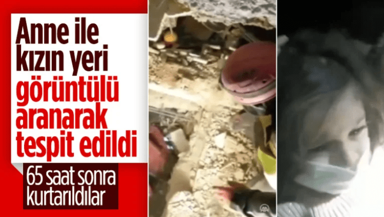 Kahramanmaraş’ta ekipler, enkaz altındaki kişiyi görüntülü arayarak yerini tespit etti
