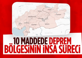 Deprem şehirleri yeniden inşa ediliyor! Bölgelerin ihya süreci 10 maddeyle sıralandı