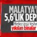 Malatya Yeşilyurt’ta 5.6 büyüklüğünde deprem