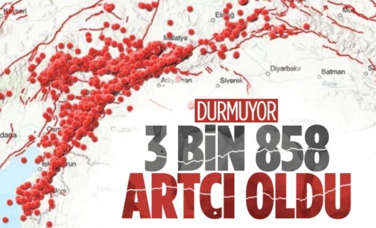 AFAD Deprem Müdürü Orhan Tatar: Şu ana kadar 3 bin 858 artçı deprem yaşandı