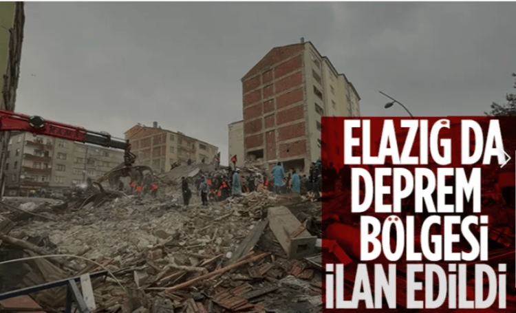 Elazığ 11’inci il olarak afet bölgesi ilan edildi