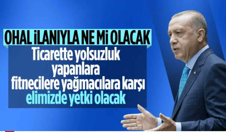 Cumhurbaşkanı Erdoğan: Bugün 3 aylık OHAL ilanını yapacağız
