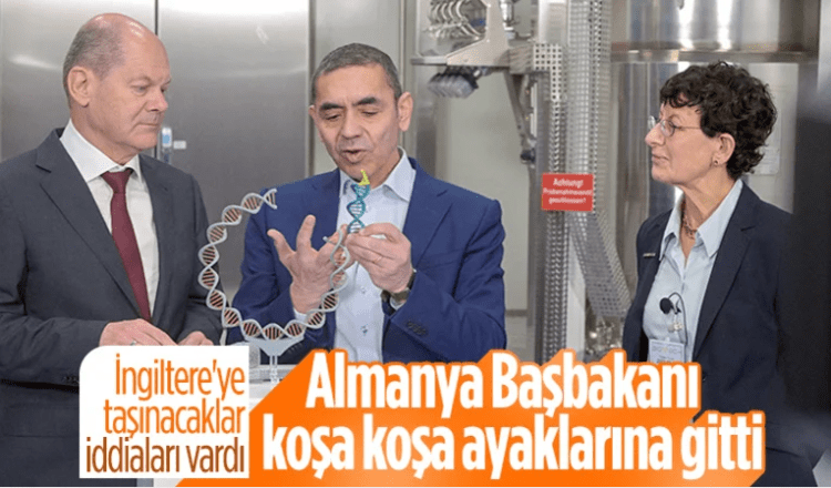 Almanya Başbakanı Scholz’dan BioNTech’e ziyaret
