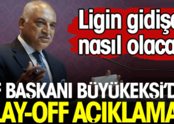 Süper Lig’de play-off sistemi yapılacak mı? TFF Başkanı Mehmet Büyükekşi açıkladı