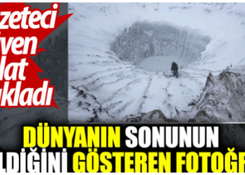 Dünyanın sonunun geldiğini gösteren fotoğraf. Gazeteci Güven Polat açıkladı