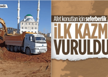Murat Kurum: İlk etapta yapacağımız 855 konutumuz için ilk kazmayı vurduk
