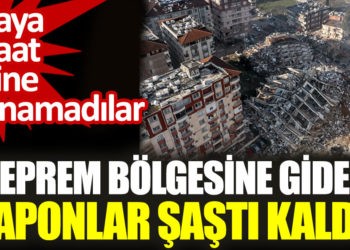 Deprem bölgesine giden Japonlar şaştı kaldı. Ovaya inşaat iznine inanamadılar