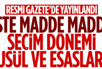 YSK propaganda dönemi ile seçim ittifakına ilişkin usul ve esasları belirledi