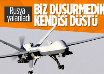 Rusya Savunma Bakanlığı’ndan ABD’ye yanıt: Biz ABD İHA’sını düşürmedik