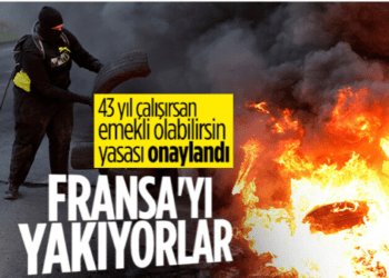 Fransa’da emeklilik reformu, ülkeyi yangın yerine çevirdi