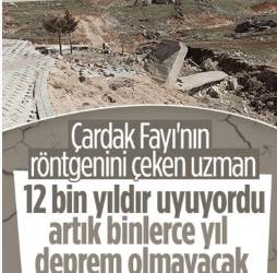 Elbistan’ı yerle bir eden Çardak Fayı’nın, 12 bin yıldır uyuduğu ortaya çıktı