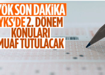 YKS’de yeni karar! Öğrenciler ikinci dönem konularından muaf olacak