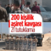 Şanlıurfa’da 200 kişinin karıştığı aşiret kavgasına 21 tutuklama