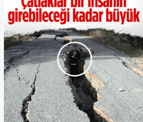 Hatay’ın kuş cennetindeki yolun 2 kilometresi depremde yarıldı