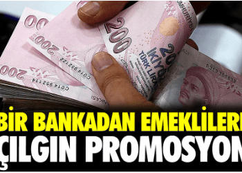 Bir bankadan emeklileri çılgın promosyon