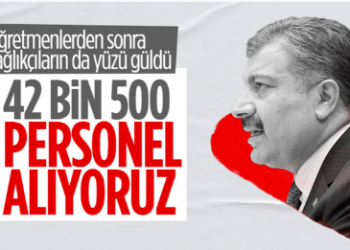 Fahrettin Koca açıkladı! 42 bin 500 yeni sağlık personeli istihdamı yapılacak