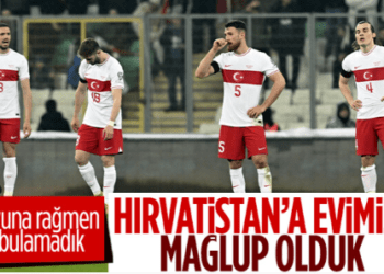 A Milli Takım, Hırvatistan’a mağlup oldu