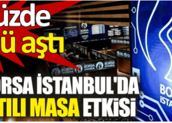 Borsa İstanbul’da Altılı Masa etkisi. Yüzde 3’ü aştı
