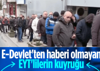 EYT’liler SGK kurumlarına koştu! Sabahın ilk saatlerinden itibaren kuyruk oluştu