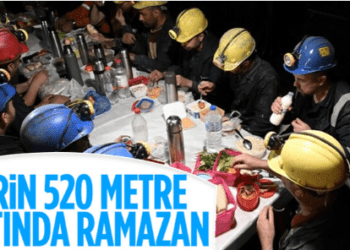 Somalı madencilerin iftar sofrası yerin metrelerce altında kuruluyor